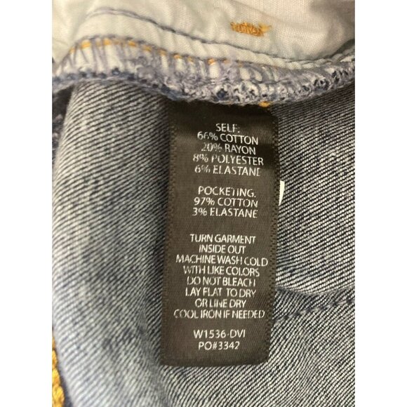 *Betabrand Denim Jean Pants Womens Size M Dark Wash Blue Pull On Yoga Straight - Picture 4 of 4